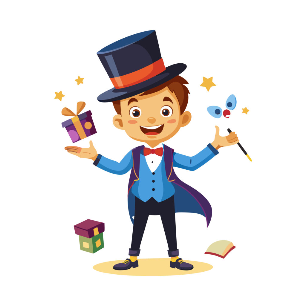 Beautiful Boy Children Character  Vector Illustration