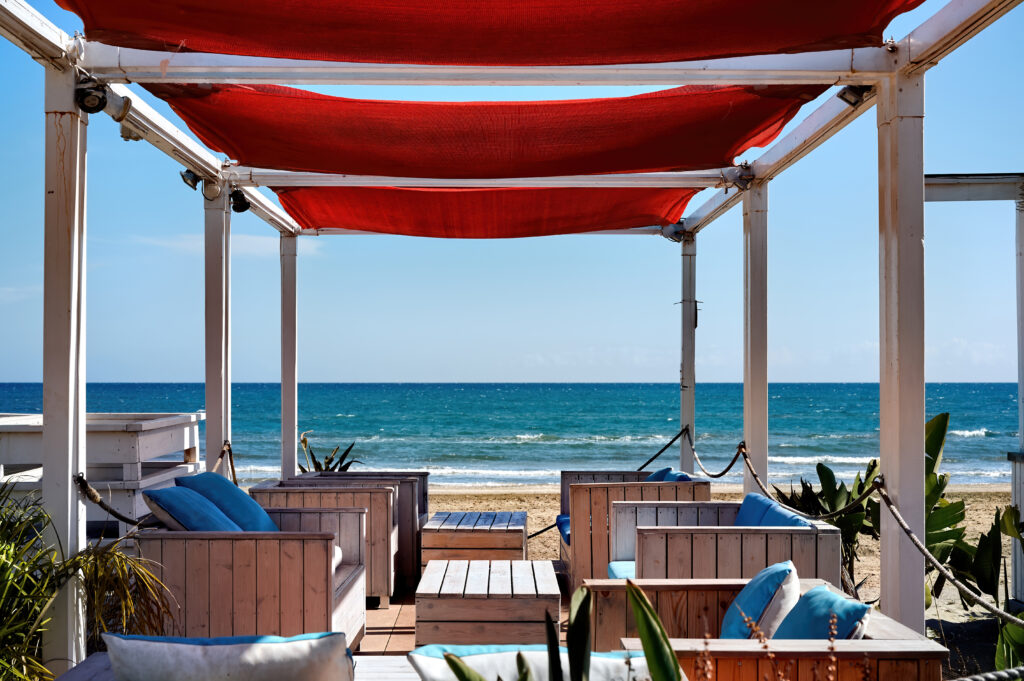 Mackenzie Beach in Larnaca, Cyprus