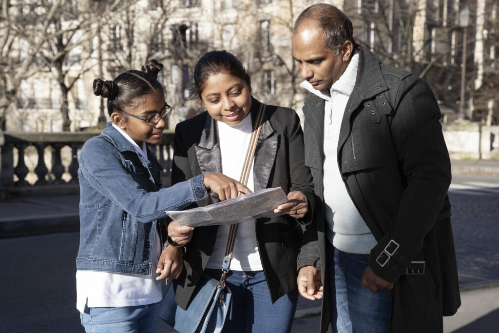 family-enjoying-their-trip-paris