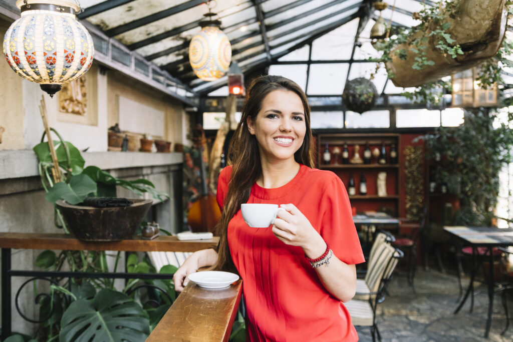 portrait-happy-woman-drinking-cup-coffee