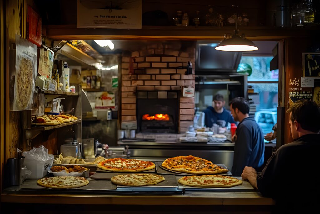two-men-are-standing-front-pizza-oven-with-sign-that-says-pizza