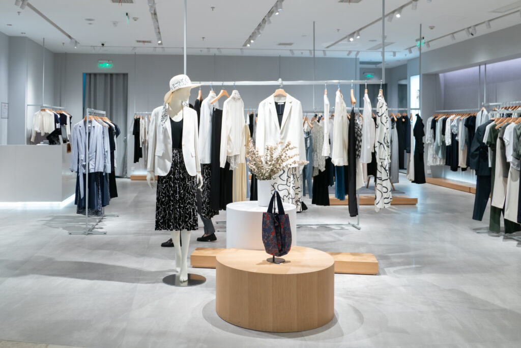 Women’s fashion store in the shopping center
