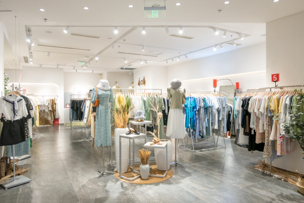 Women’s fashion store in the shopping center